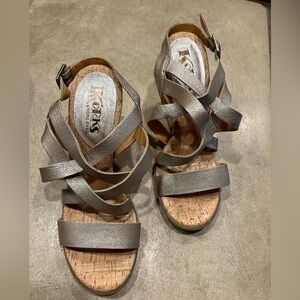 Kork-Ease Women's Wedges - Metallic Brown